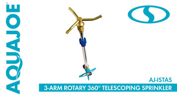Aqua Joe 3-Arm Rotary 360-Degree Telescoping Sprinkler Overview