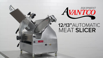 Avantco 12" and 13" Medium-Duty Automatic Meat Slicer
