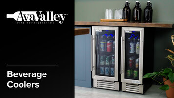 AvaValley Glass Door Beverage Coolers 