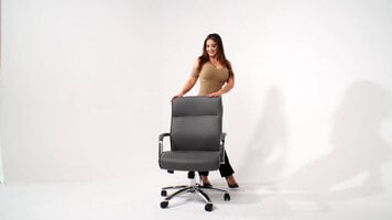 Boss B696-CGY Office Chair Features