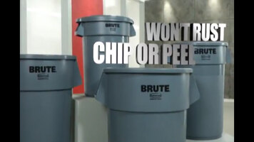 Rubbermaid Brute Trash Containers