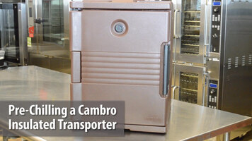Cambro Insulated Food Carrier: Pre-Chilling