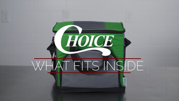 What Fits Inside a Choice 12" x 9" x 11 1/2" Insulated Leak Resistant Cooler Bag?