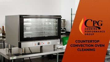 CPG Countertop Convection Oven Cleaning