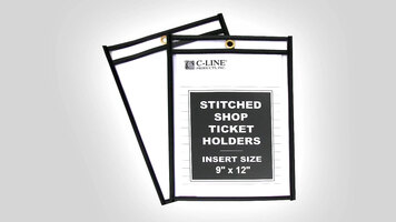 C-Line Products 9x12" Shop Ticket Holders