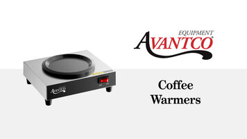 Avantco Coffee Warmers