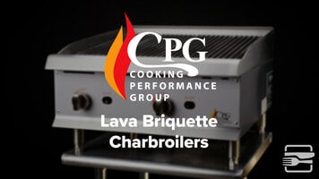 CPG Lava Briquette Charbroiler
