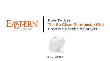 Go Clean Germbuster Cordless Compact Instructional video