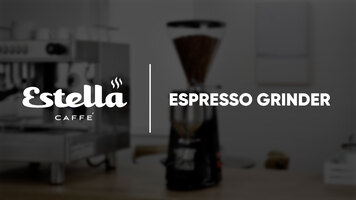 Estella Caffe Espresso Grinder Overview