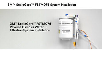 3M™ ScaleGard™ FSTM075 Reverse Osmosis Water Filtration System Installation