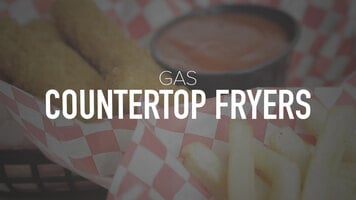 Gas Countertop Fryers