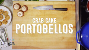 GOOD CATCH Crab Cake Portobellos