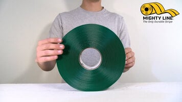 Mighty Line Green Safety Floor Tape Peel Tutorial