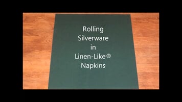 Hoffmaster Linen-Like Napkins: How to Roll Silverware