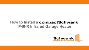 Schwank: How to Install a compactSchwank P40-R Garage Heater