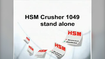 HSM 1049 PET Bottle & Can Crusher Overview