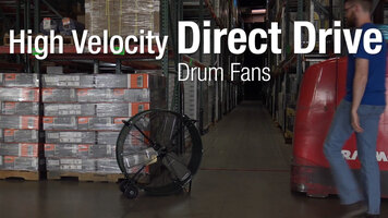 King Electric: Direct Drive Drum Fans - High Velocity Affordable Comfort