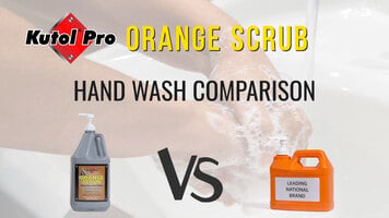 Heavy-Duty Hand Cleaner Comparison: Kutol Pro Orange Scrub Cleans Better