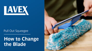 Lavex Pull Out Squeegee: How to Change the Blade