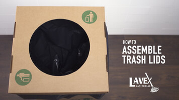Lavex Cardboard Trash Lid Assembly
