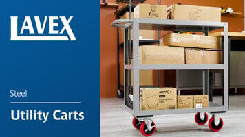 Lavex Industrial Steel Utility Carts Overview