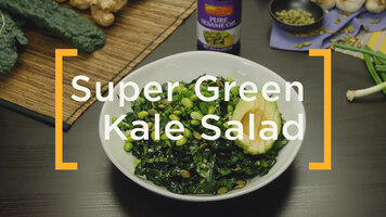 Lee Kum Kee: Super Green Kale Salad with Pure Sesame Oil