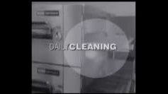 Lincoln Impinger Oven 1600 Series: Daily Cleaning