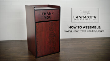 How to Assemble a LT&S Swing Door Trash Can Enclosure
