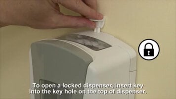 GOJO® LTX-12 Touchless Soap Dispenser: Lock System