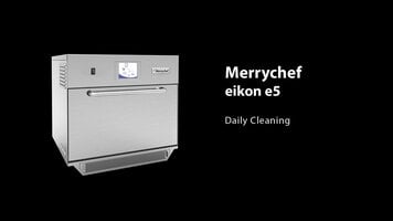 Merrychef eikon e5 Combination Oven: Cleaning