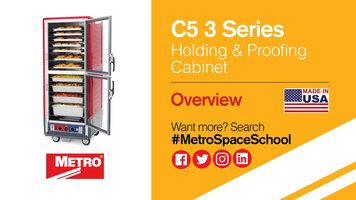 Metro C5 3 Series Holding and Proofing Cabinets