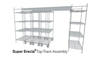 Metro Super Erecta Shelving Top Track Assembly