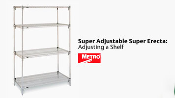 Metro Super Erecta Shelving: Adjusting a Shelf