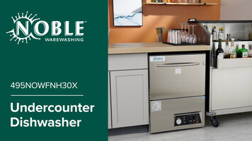 Noble Warewashing 495NOWFNL30X Undercounter Dishwasher Overview