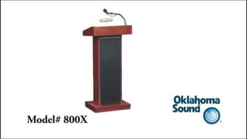 Oklahoma Sound 800X Orator Lectern