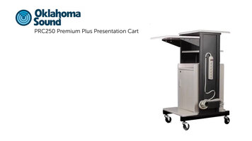 Oklahoma Sound PRC250 Premium Plus Presentation Cart