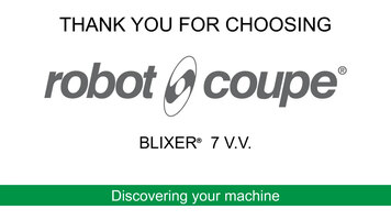 Robot-Coupe Blixer 7V.V. Accessories