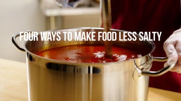 Four Ways to Make Food Less Salty
