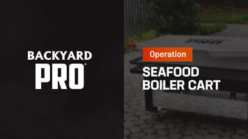 Backyard Pro Seafood Boiler Cart Operation & Cleaning