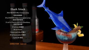 Shark Attack Cocktail by Monin