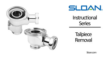 Flushometer Tailpiece Removal Instruction