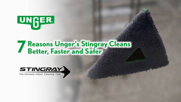 7 Reasons Stingray Cleans Better, Faster, Safer - Unger USA