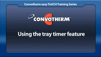 Cleveland Convotherm: Tray Timer