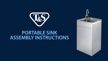 T&S Brass: Portable Sink Assembly Instructions