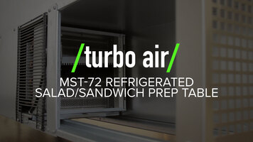Turbo Air MST-72 Refrigerated Salad/Sandwich Prep Table