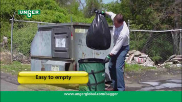 Features of the Unger Nifty Nabber Portable Garbage Can