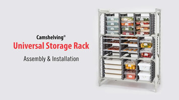 Cambro Universal Storage Rack Assembly Video