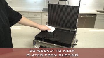 Waring: How to Season and Maintain a Panini Grill