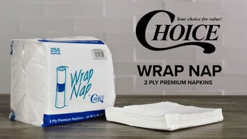 Choice WrapNap Premium Napkins