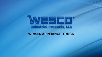 Wesco WRV-66 Steel Appliance Truck Overview